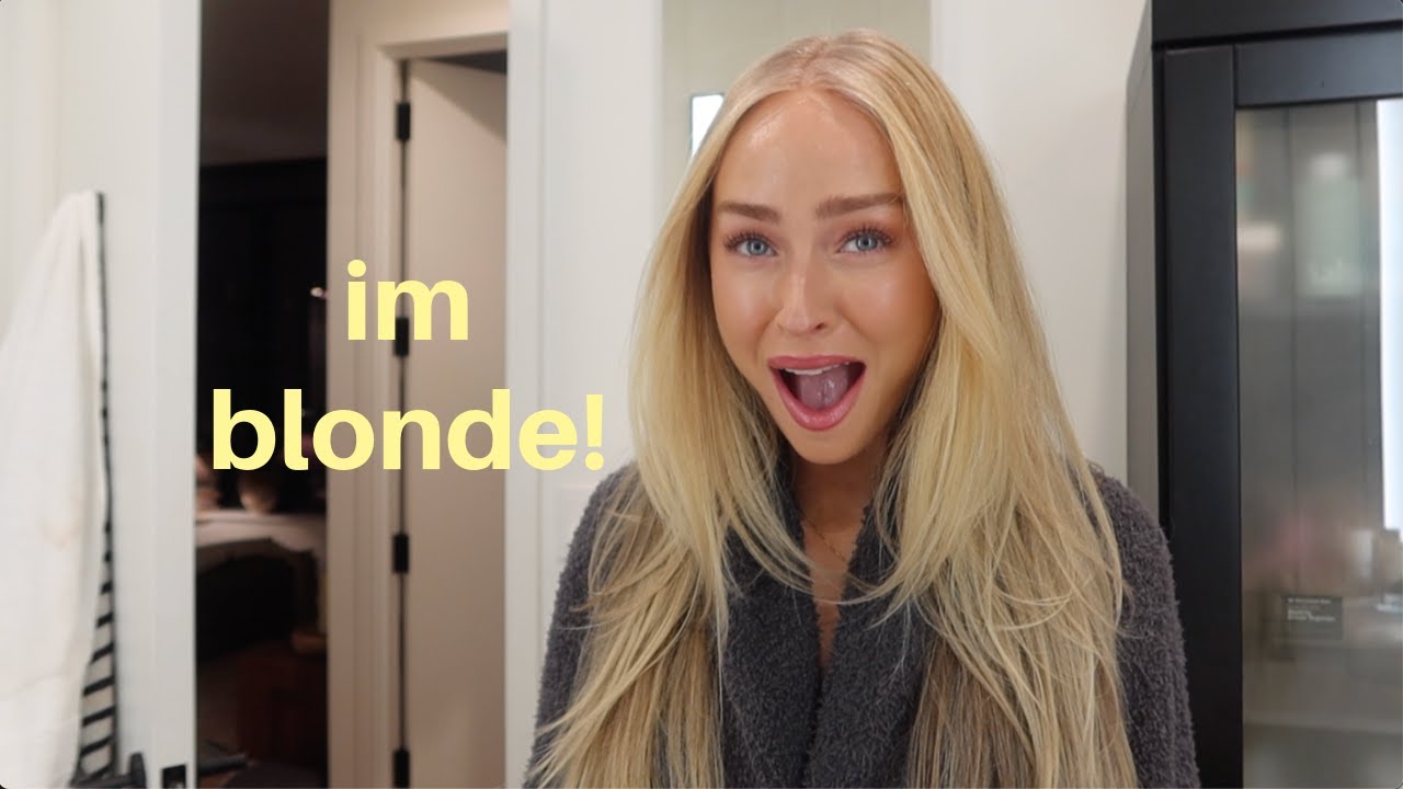 a few days in my life! (going back to blonde, life updates, a night out in nyc, etc.)