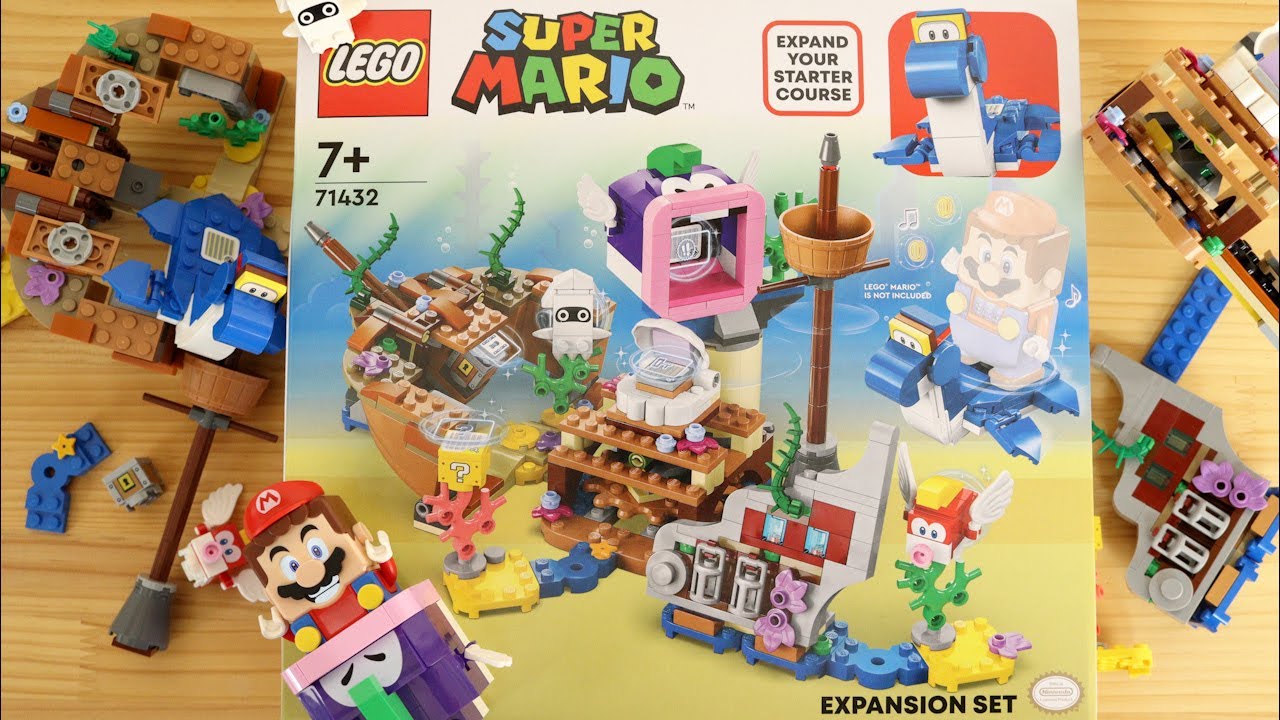 Lego Super Mario Dorrie's Sunken Shipwreck Adventure Expansion Set 71432 /ドッシー と 沈没船探検