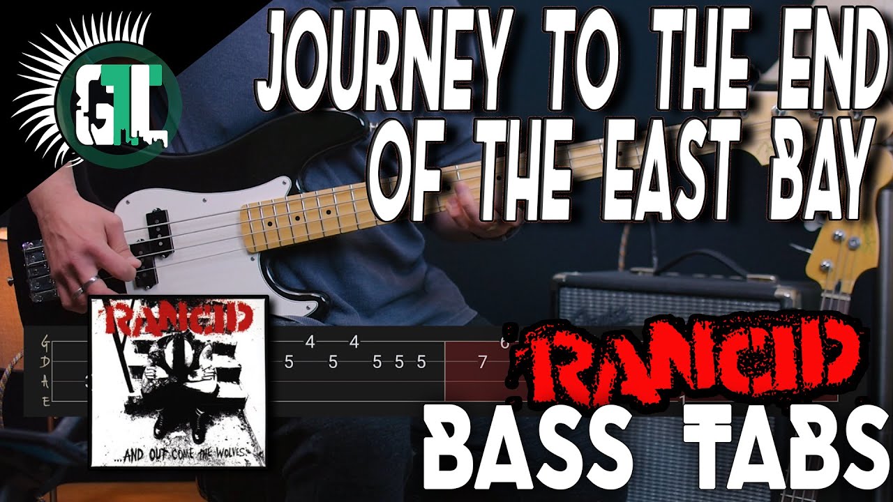 Rancid - Journey to the End of the East Bay | Bass Cover With Tabs in the Video (REDUX)