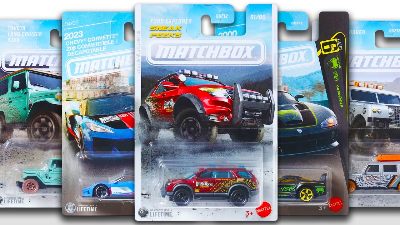 Витрина — Matchbox MBX Rally Mix 2, Super Cars Mix 3, базовые полные линейки и многое другое.