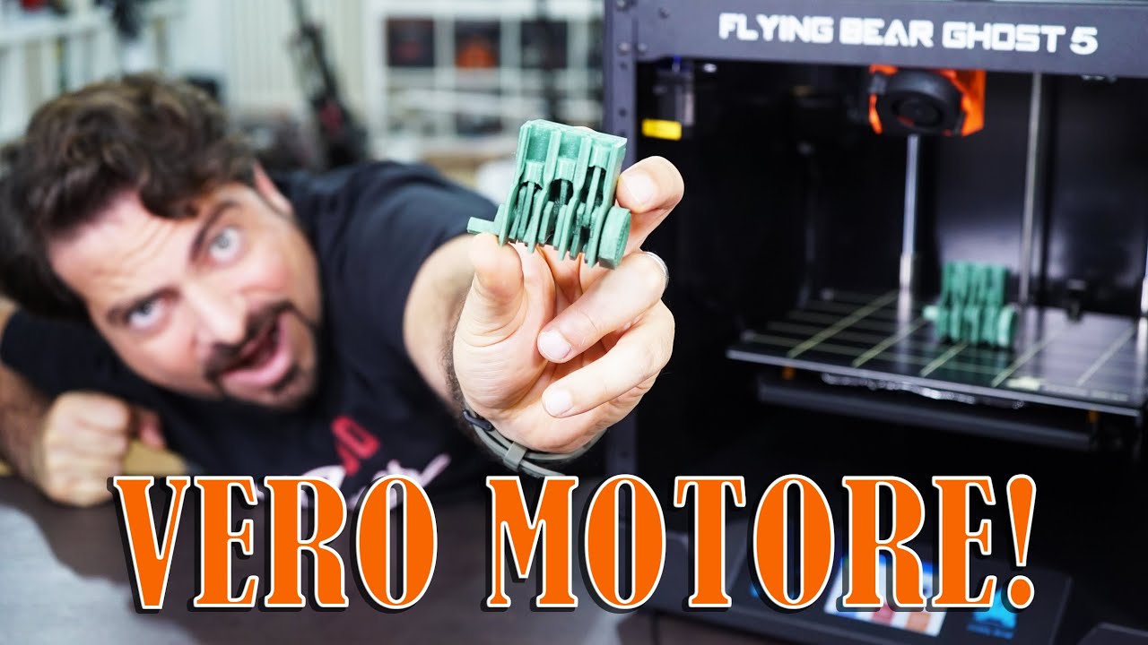 Ho STAMPATO un Vero MOTORE ROTANTE Pezzo UNICO con la FlyingBear Ghost 5 (Costa solo €260)