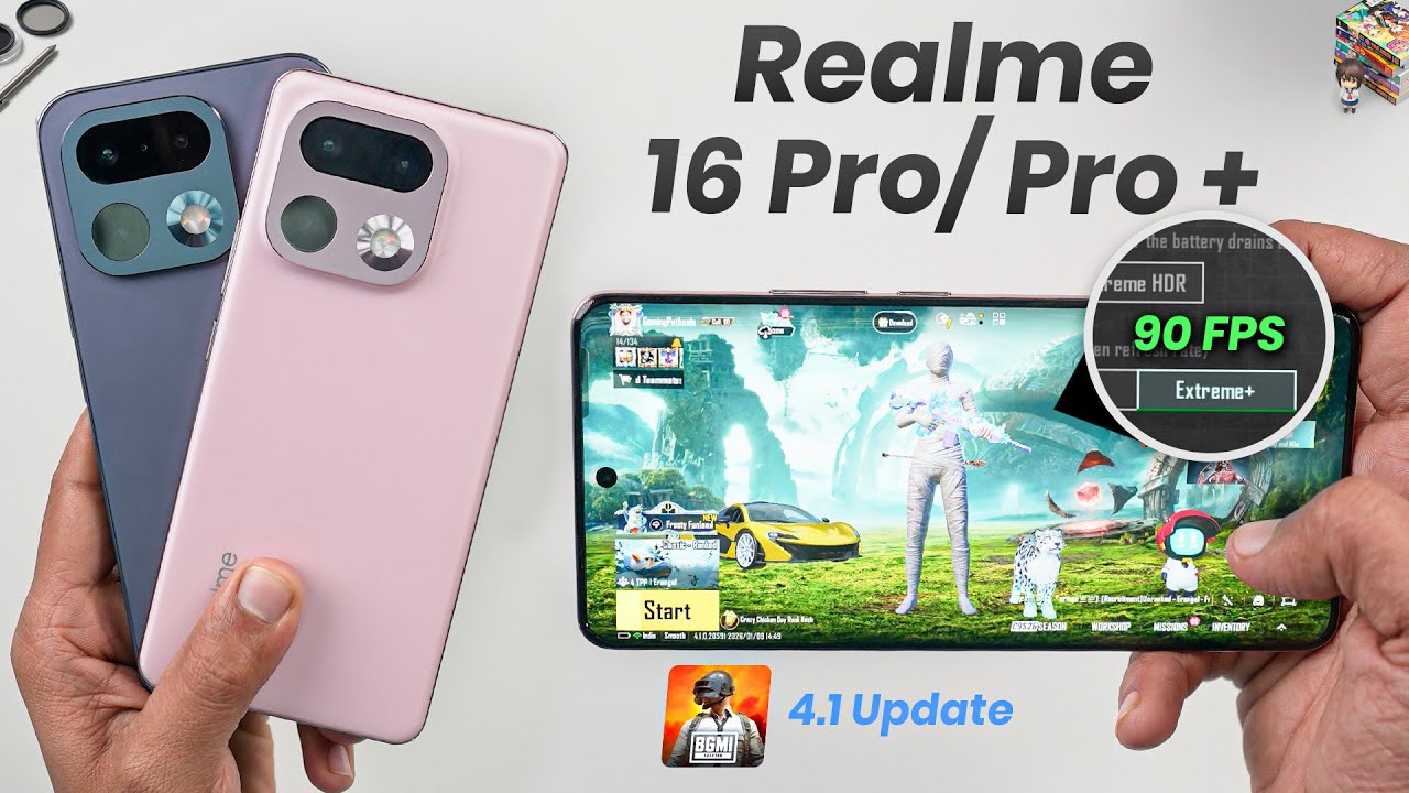 Realme 16 Pro vs 16 Pro+ Gaming Test 🔥 | BGMI 90FPS Reality Check