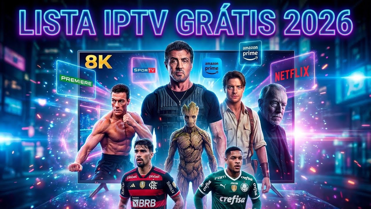LISTA IPTV GR&Aacute;TIS 2026 ATUALIZADA 🔥 Pegue Agora Sua Lista!