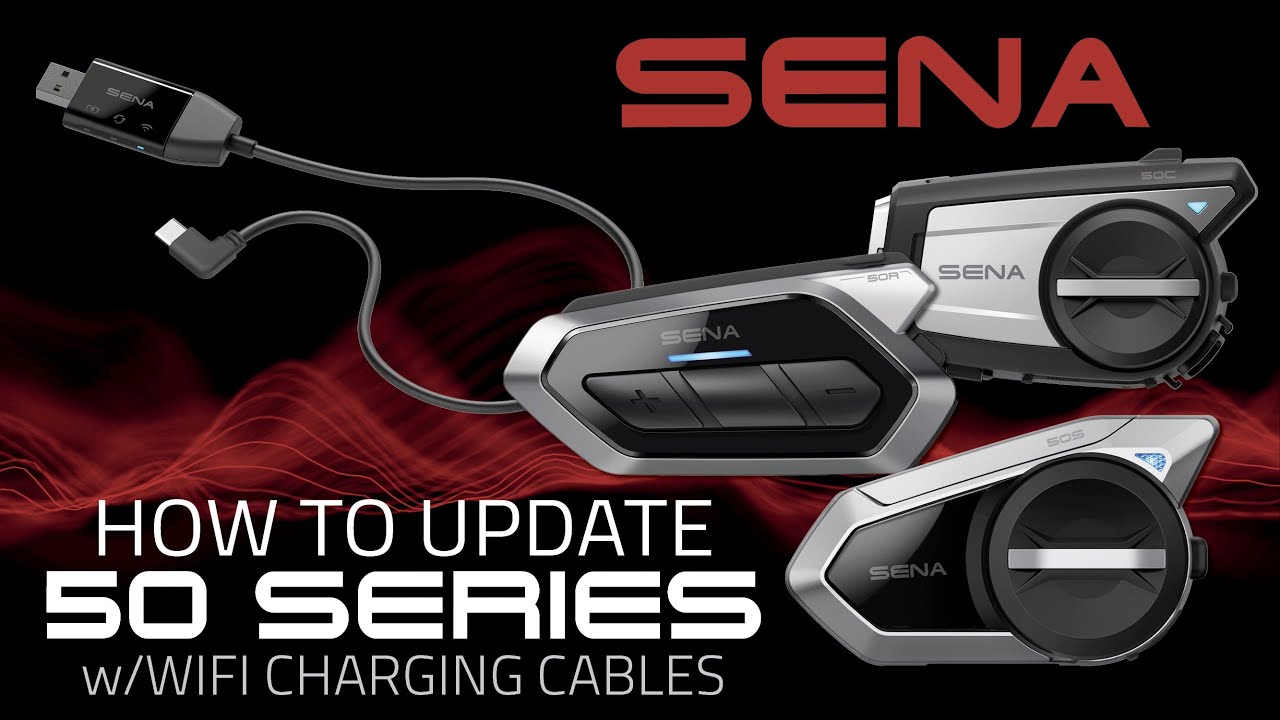 How to Update SENA 50 Series Via WiFi Charging Cable
