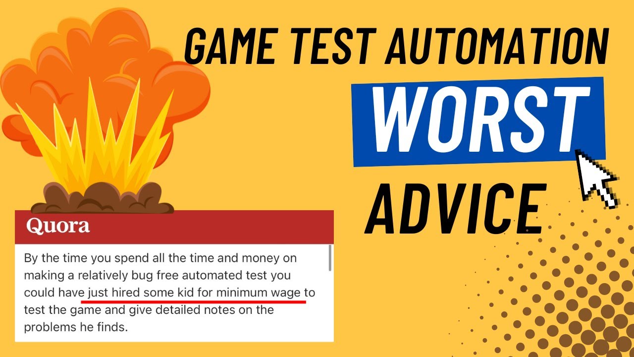 Automated Game Testing: Terrible Advice Debunked