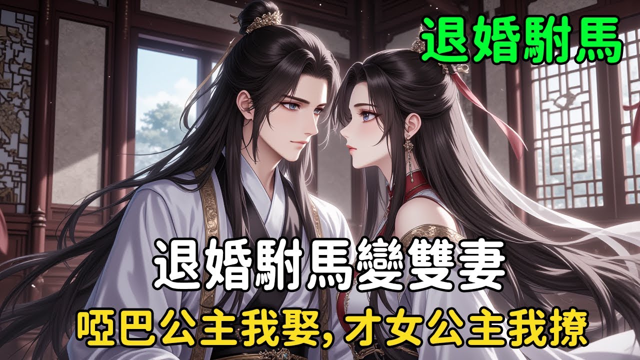 《退婚駙馬變雙妻：啞巴公主我娶，才女公主我撩》穿越成落魄世子，開局被退婚又賜婚啞巴公主！我當眾扇仇人耳光，卻被退婚的才女公主維護護送…這波操作連皇帝都看傻了？#動漫 #穿越 #小说 #小说推文