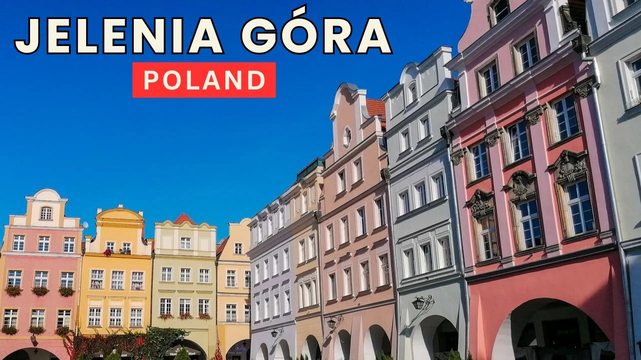 Jelenia Gora, Poland 4K Walking Tour, Spacer po Jeleniej Górze, Polska