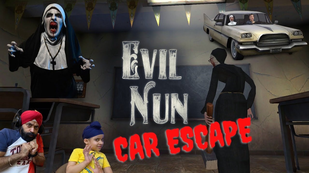 Evil Nun - Car Escape - Part 2 | RS 1313 Gamerz | Ramneek Singh 1313