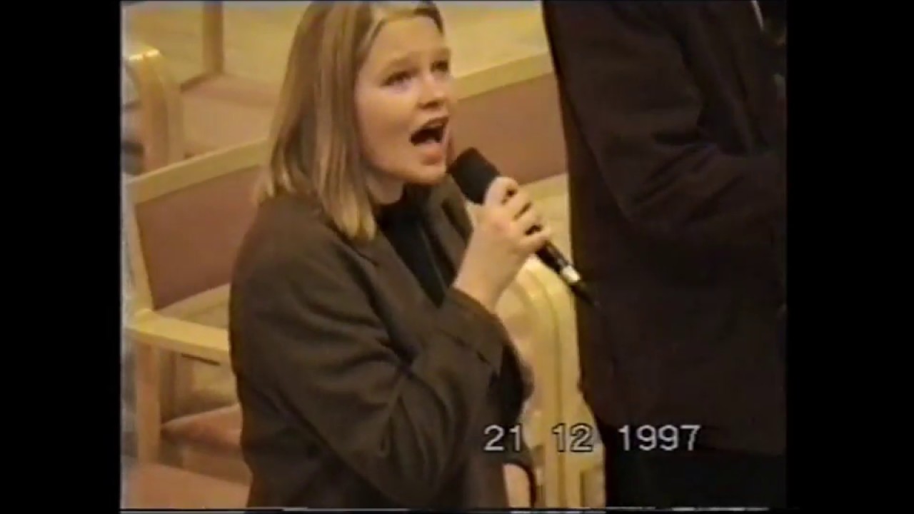 Joulujuhla seurakunnassa 1997-2