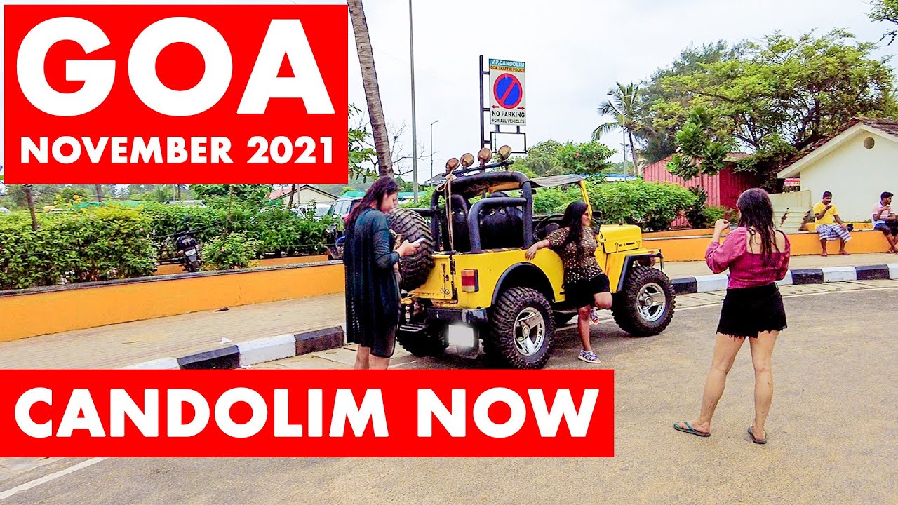 Candolim To Calangute - November 2021 | Virtual Tour | Shopping, Cafes, Bars | Goa Vlog |