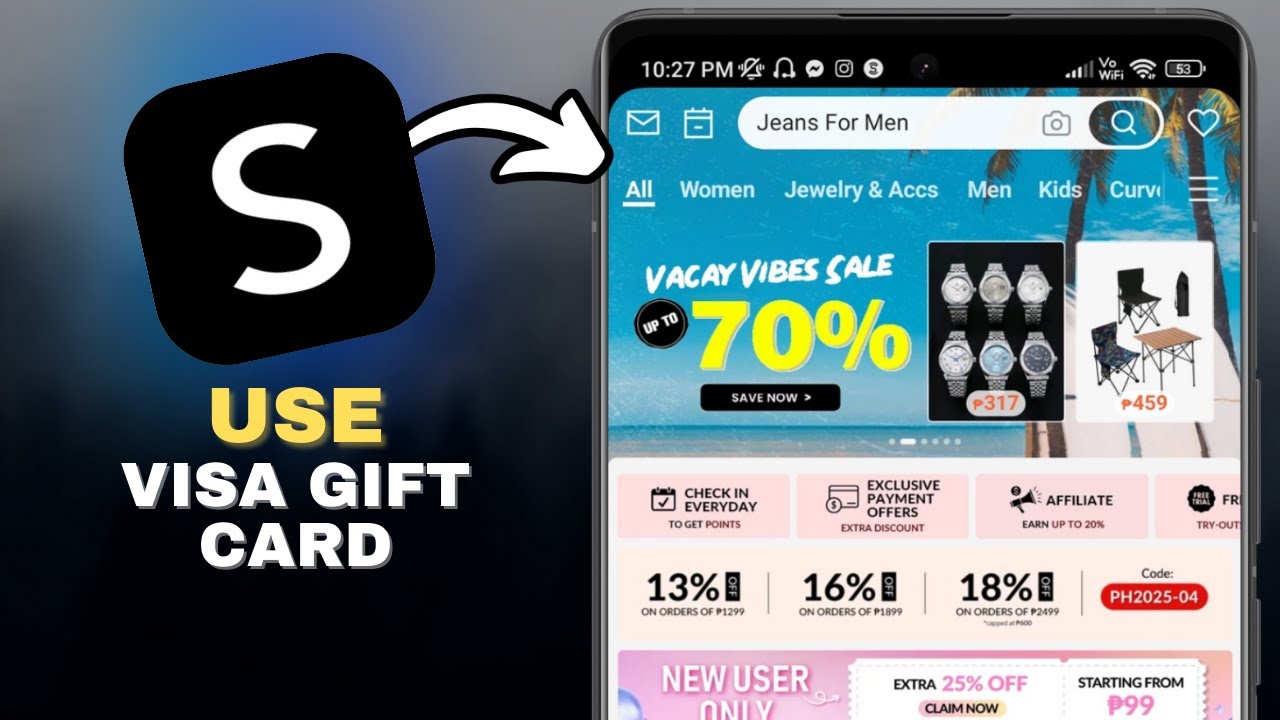 How to Use a Visa Gift Card on Shein in SECONDS!