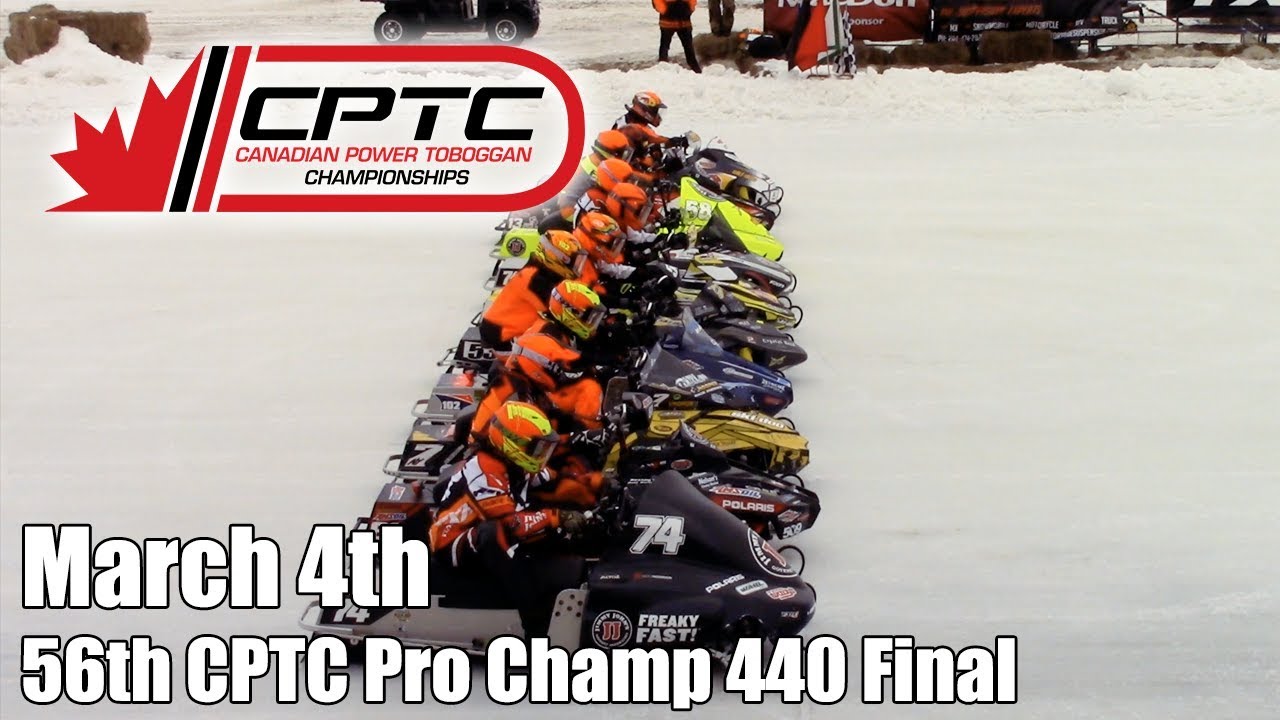 56th Annual Canadian Power Toboggan Championships, March 4th 2018, Champ 440 Final