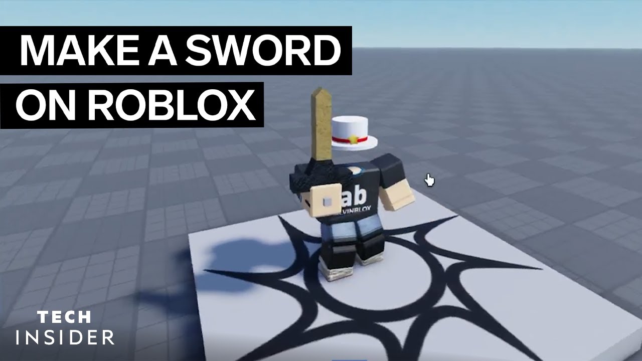 Как сделать меч в Roblox