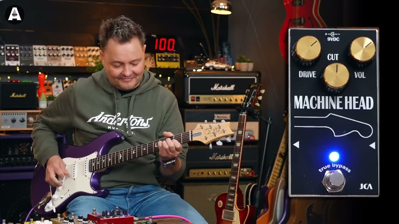 Andertons introducing the JCA Texas Flood and the Machine Head pedals