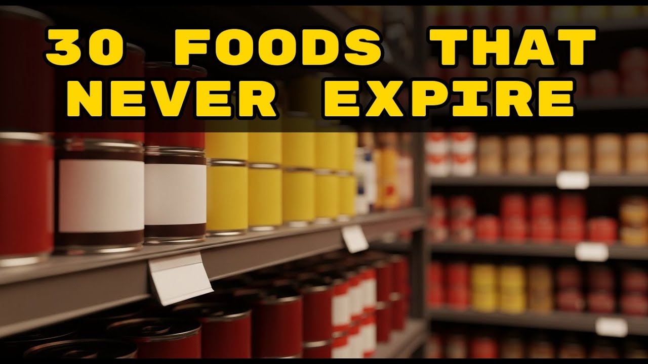 Eternal Foods: 30 Items That Will NEVER Expire