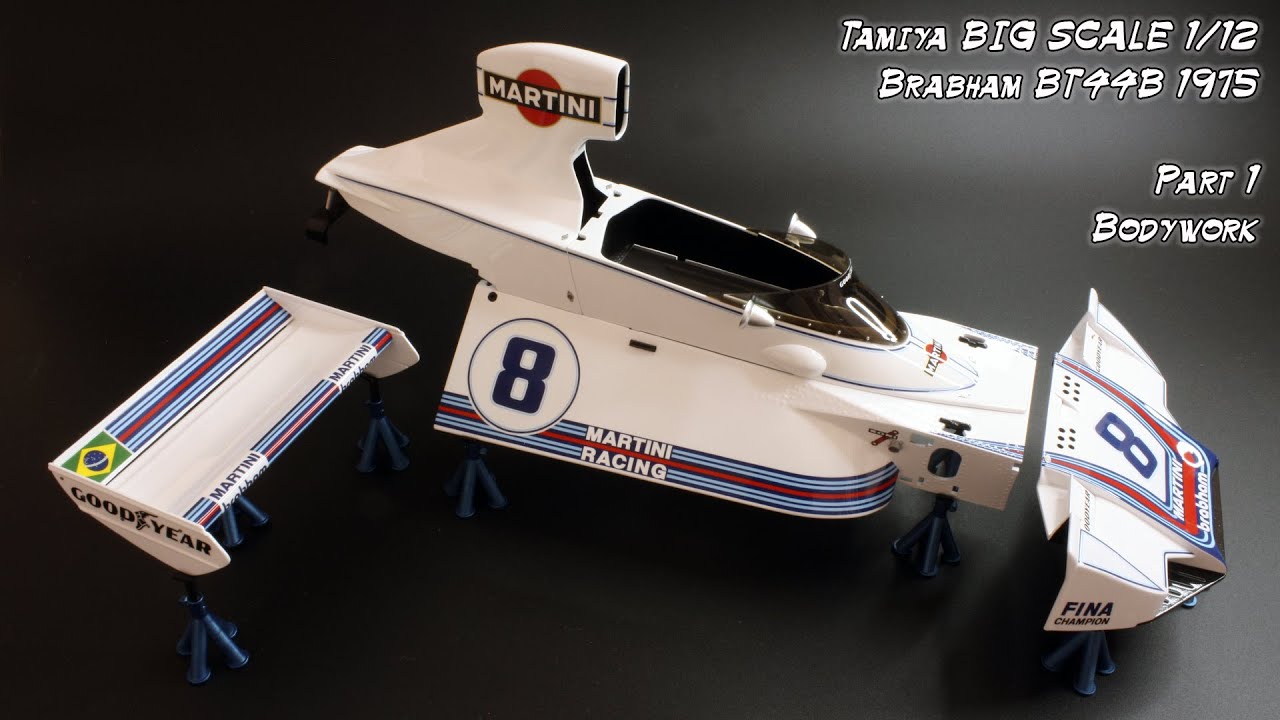 Big Scale Series 1/12th Brabham BT44B 1975  Part 1  Bodywork