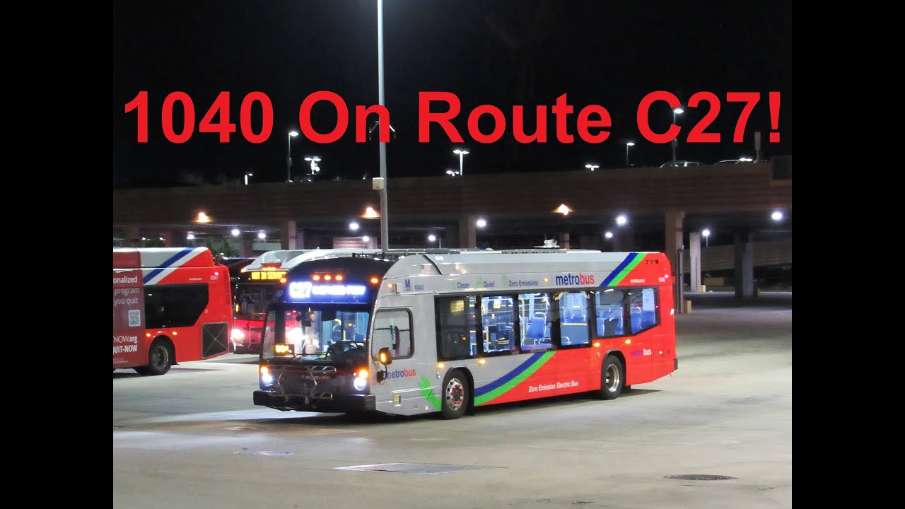 NeoplanDude | WMATA Metrobus 2025 NovaBus LFSe+ #1040 On Route C27, To Shepherd Parkway!