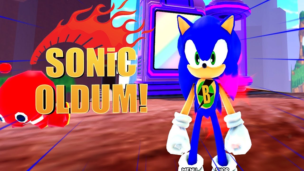 SONİC OLDUM! ÇOK HIZLIYIM 💨 Roblox Sonic Speed Simulator