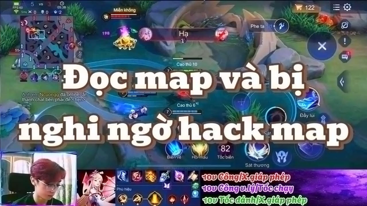 Đọc map làm đối thủ phải nghi ngờ hack map