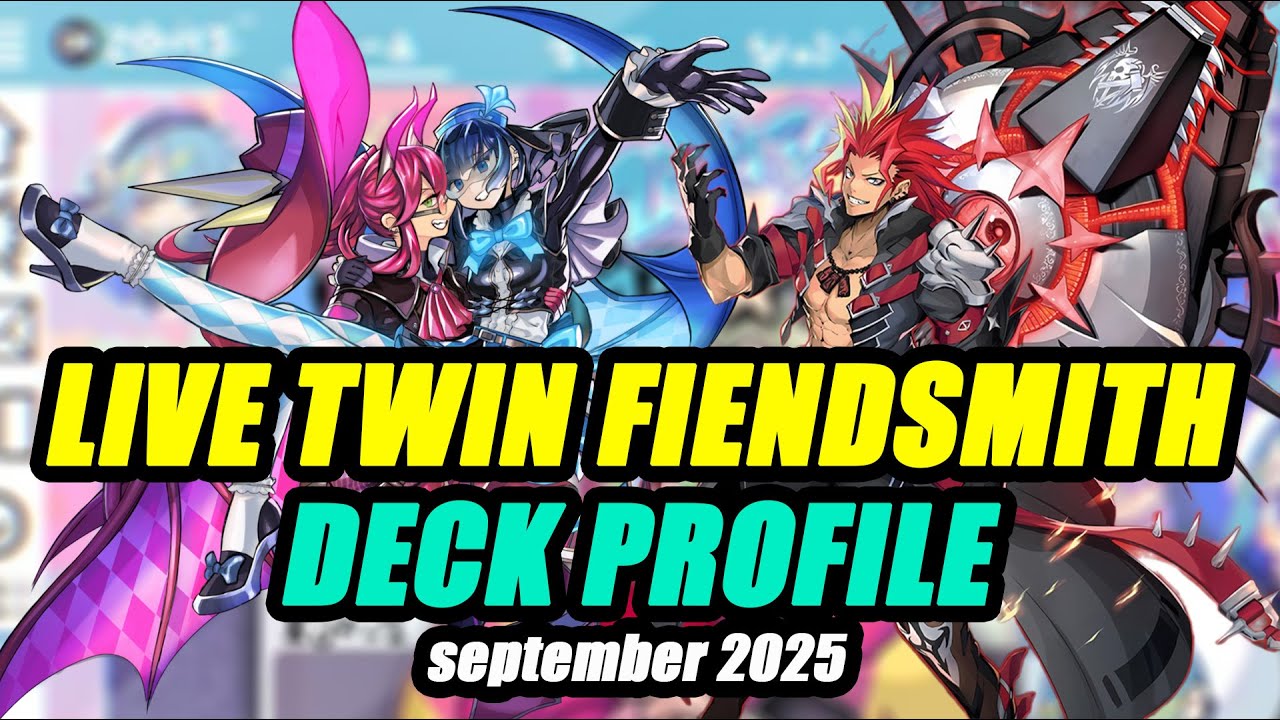 LIVE TWIN FIENDSMITH Deck Profile september 2025 | LACRIMA is Back! | Yu-Gi-Oh!