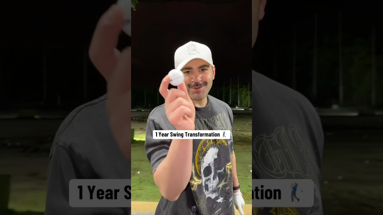 1 Year Golf Swing Transformation #golf #golfswing