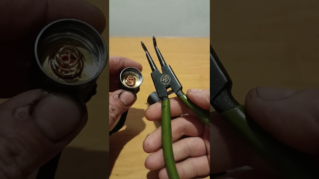 Замена кнопки фонарь Convoy S2+ sst-40 6500k