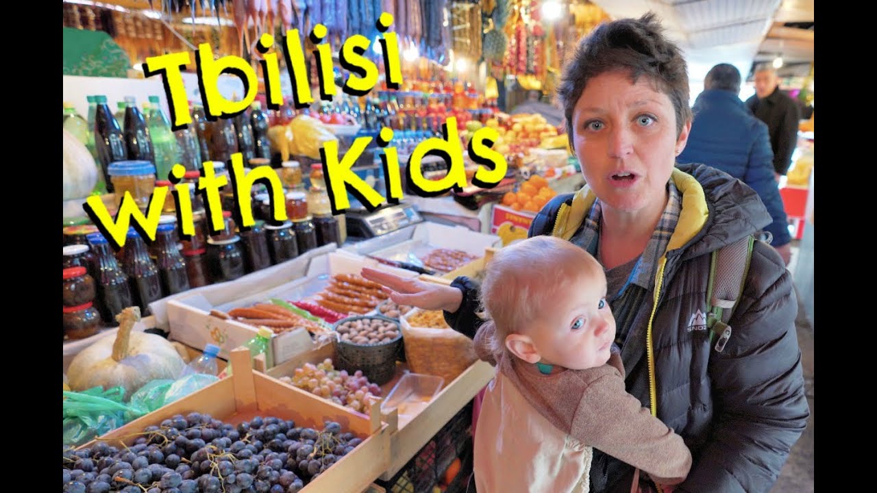 TWO DAYS IN TBILISI with KIDS | FREE Tour, Markets, and SULFUR SPA