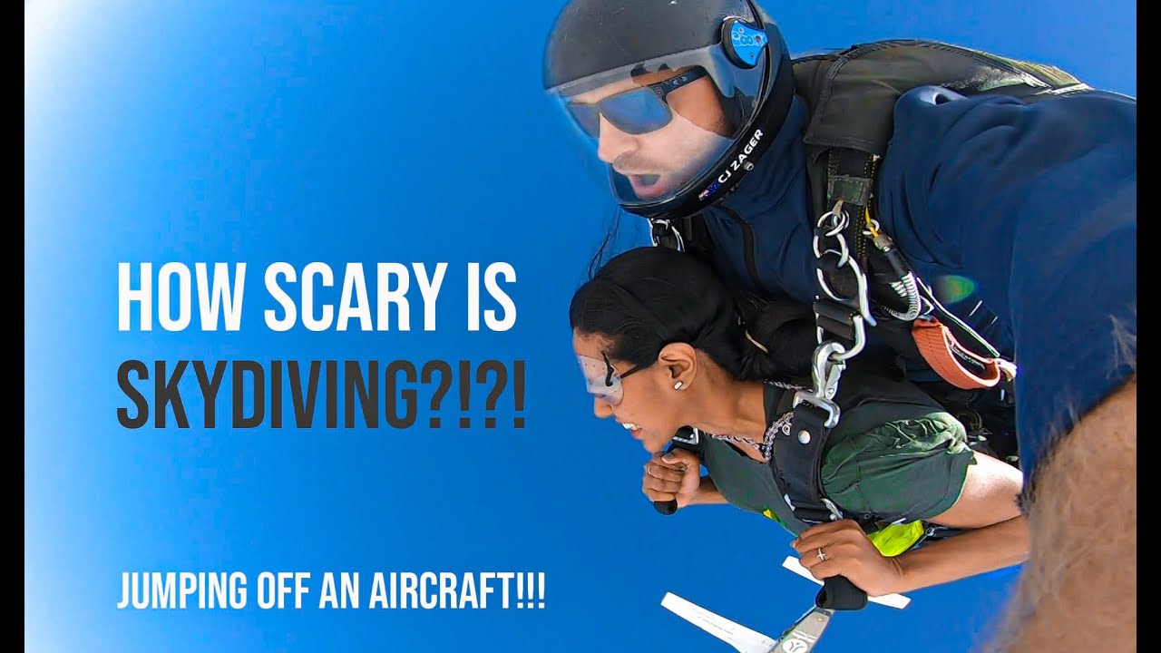 How Scary is SKYDIVING?|?| | Full Video | Candida Louis
