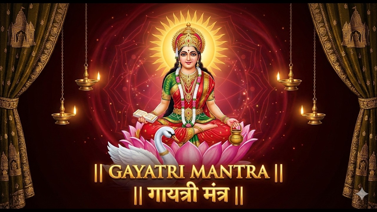 Nonstop Gayatri Mantra, गायत्री मंत्र - Om Bhur Bhuva Swaha | Powerful, Peaceful Mantra for Chanting