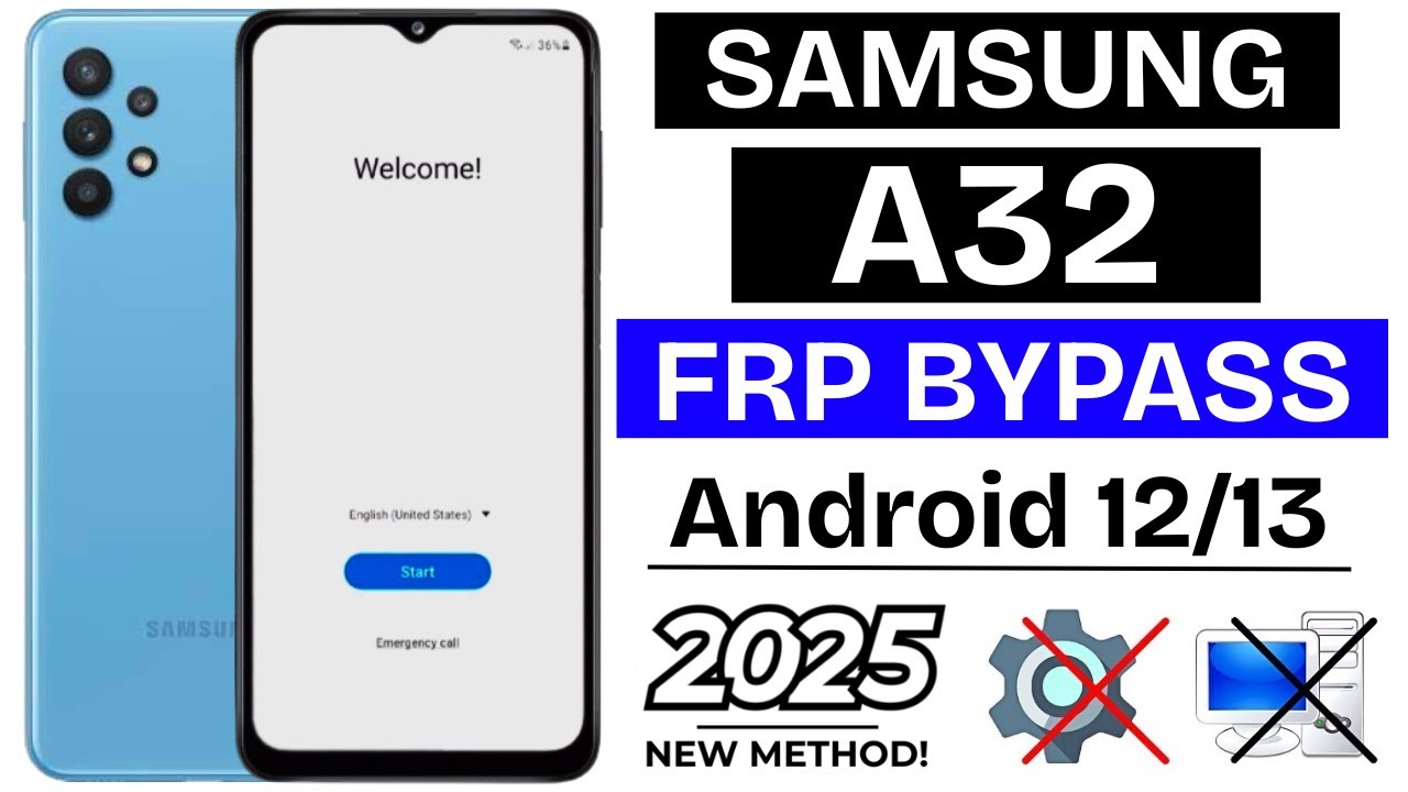 Samsung Galaxy A32 FRP Bypass Android 12/13 Without Pc | Samsung (SM-A325F) Google Account Bypass