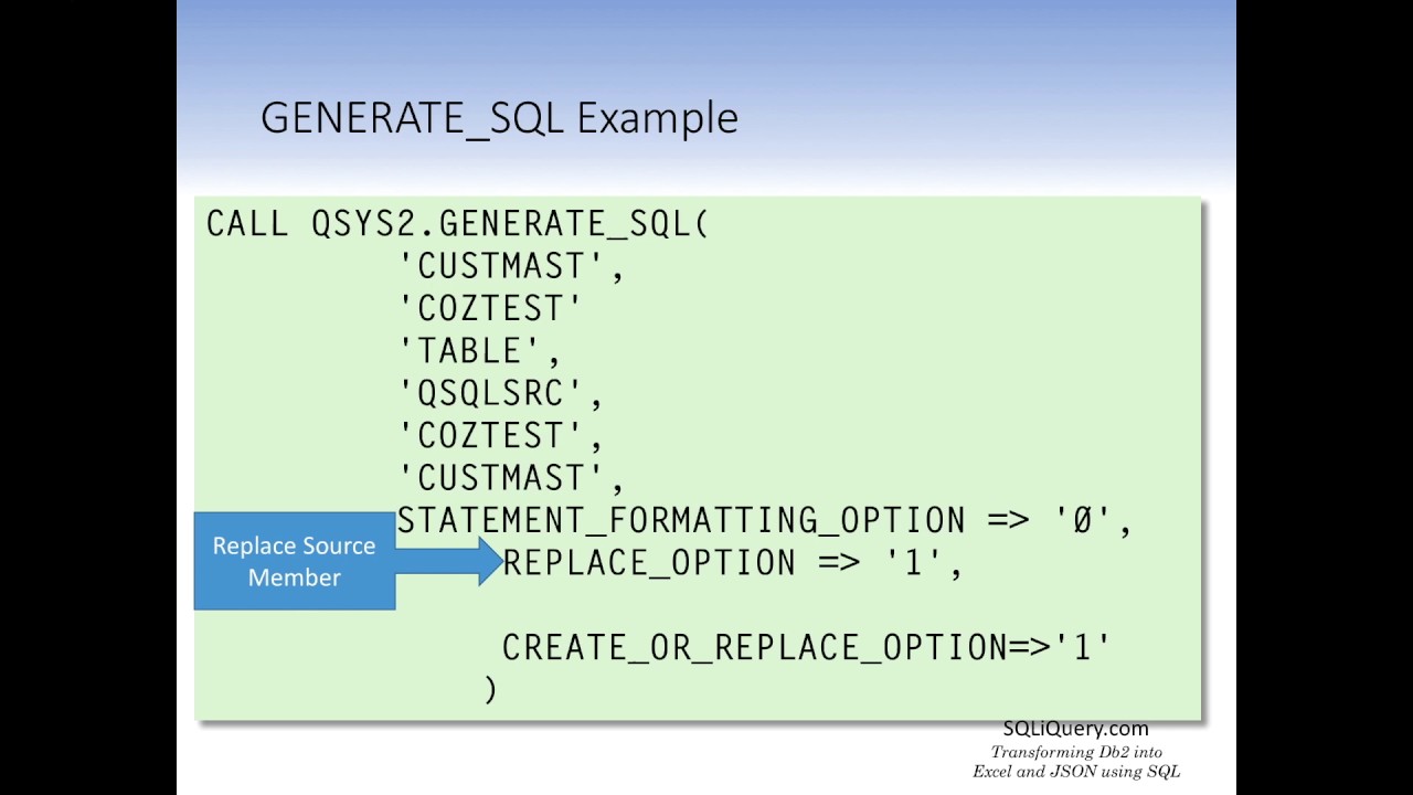 Classic DDS to SQL DDL for RPG Programmers
