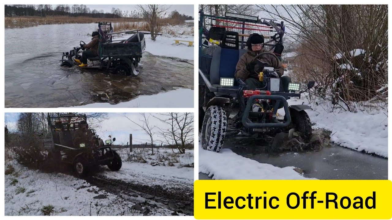 Elektryczny⚡ Off-Road ⚡❄🥶zimowe szaleństwo 🛠😎