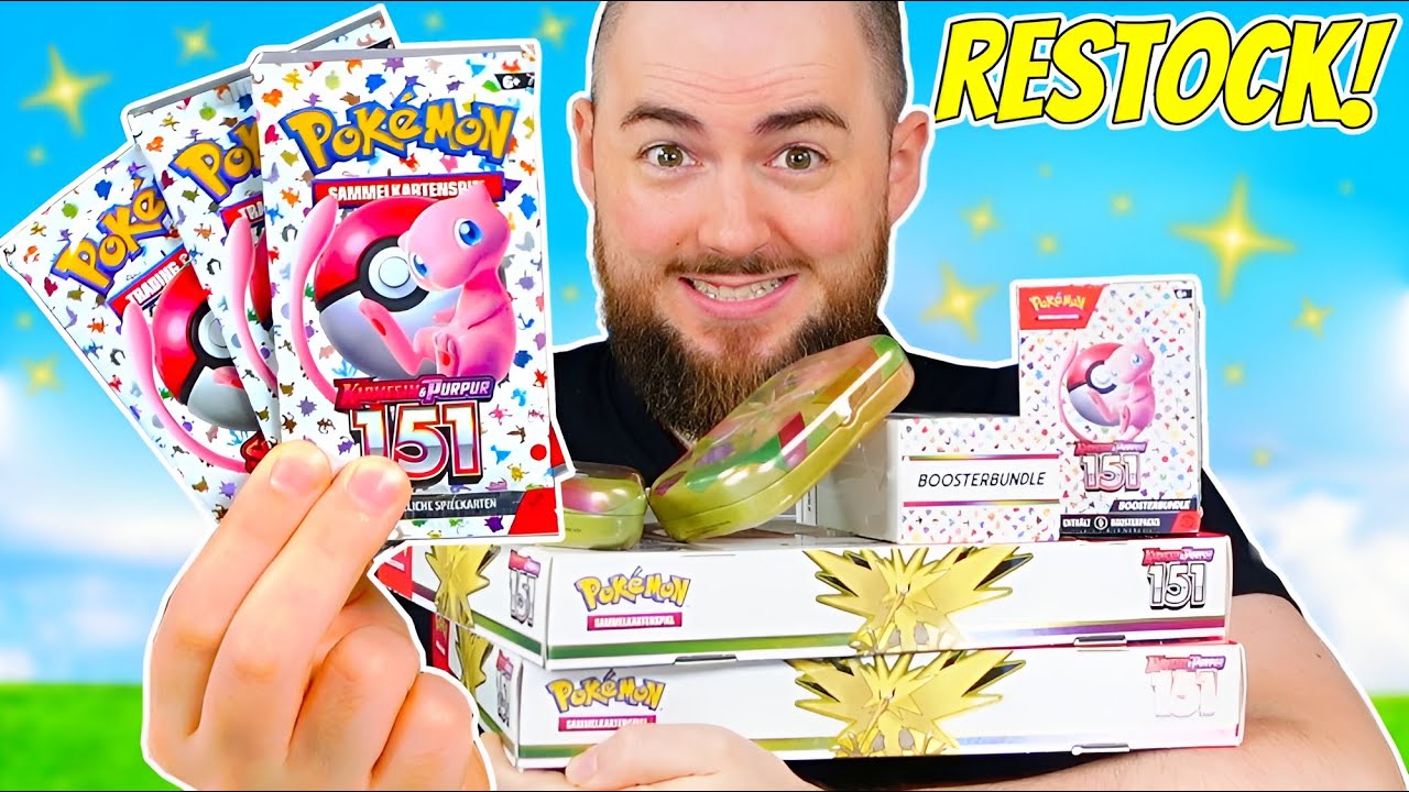 Der Deutsche Pokémon 151 RESTOCK ist DA! (Endlich)