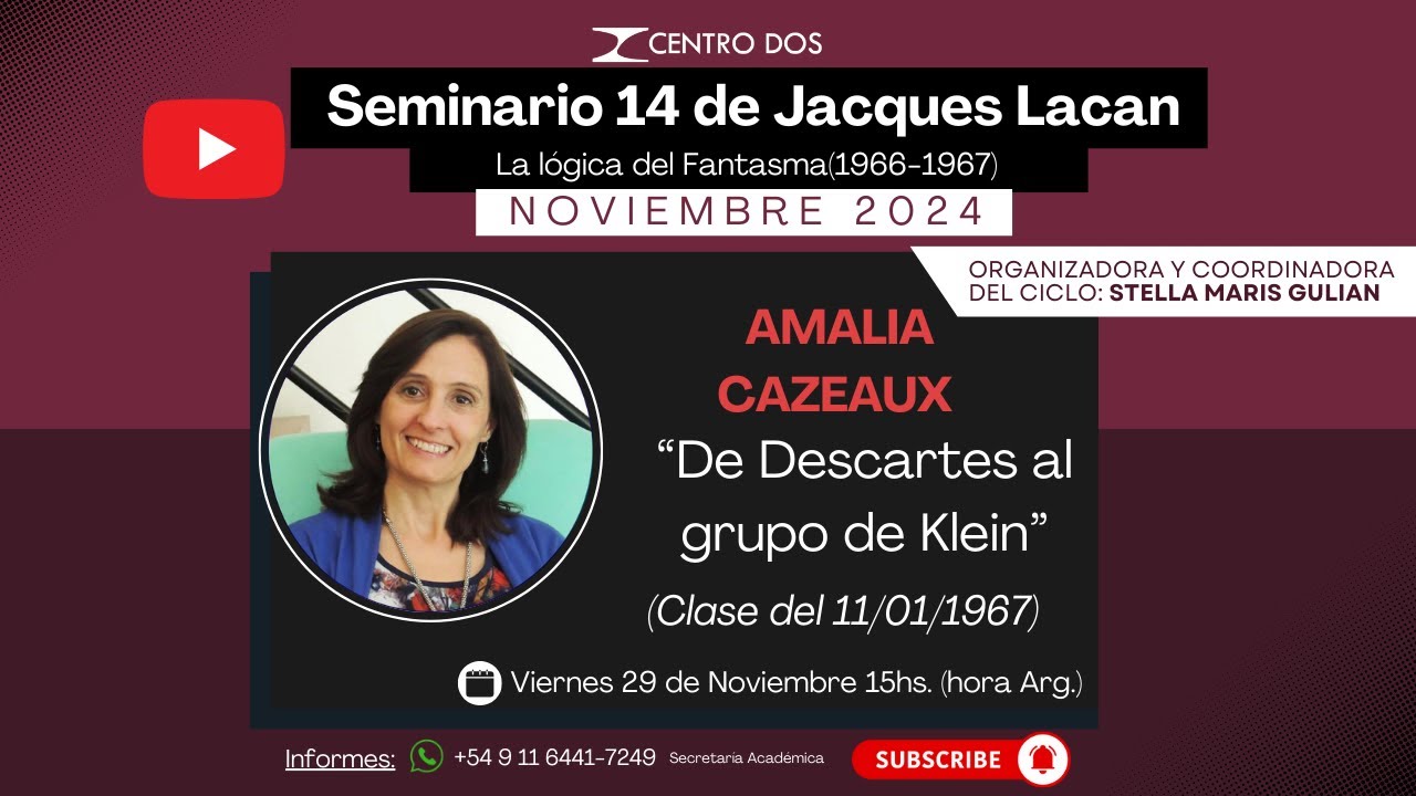 Seminario 14 de Jacques Lacan 