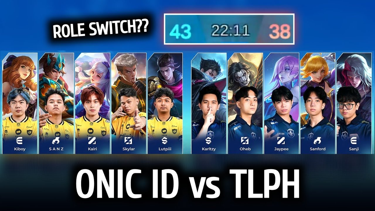 NO WAY SANFORD ON FANNY, SANZ ON ZILONG! KAIRI SOLO KILL KARLTZY | TLPH vs ONIC ID | GAME 1