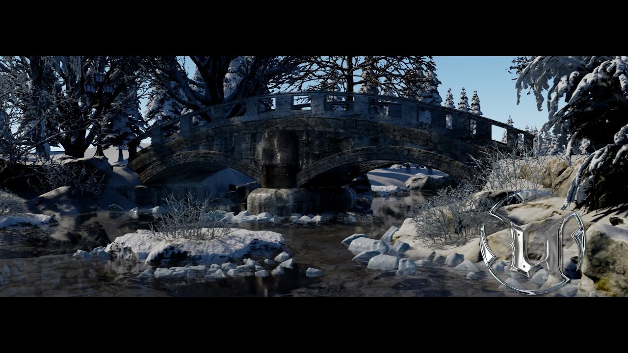 Speed Level Design - Winter Bridge - Unreal Engine 4