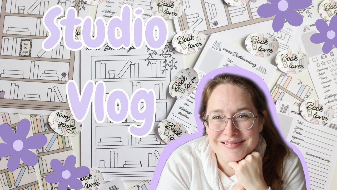 📚 Studio Vlog - Neue Bookish Produkte – mit Liebe gemacht ✨