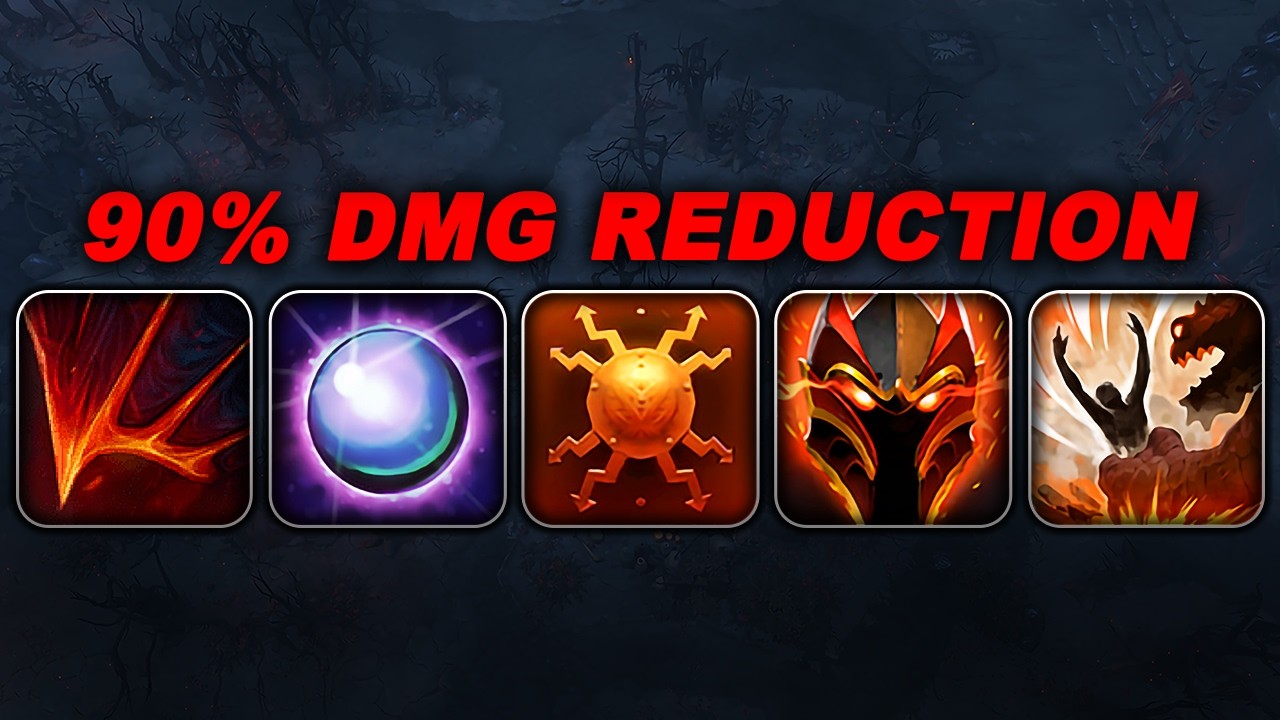 90% FRONT REDUCTION DAMAGE : DISPERSION + BULWARK | Dota 2 Ability Draft