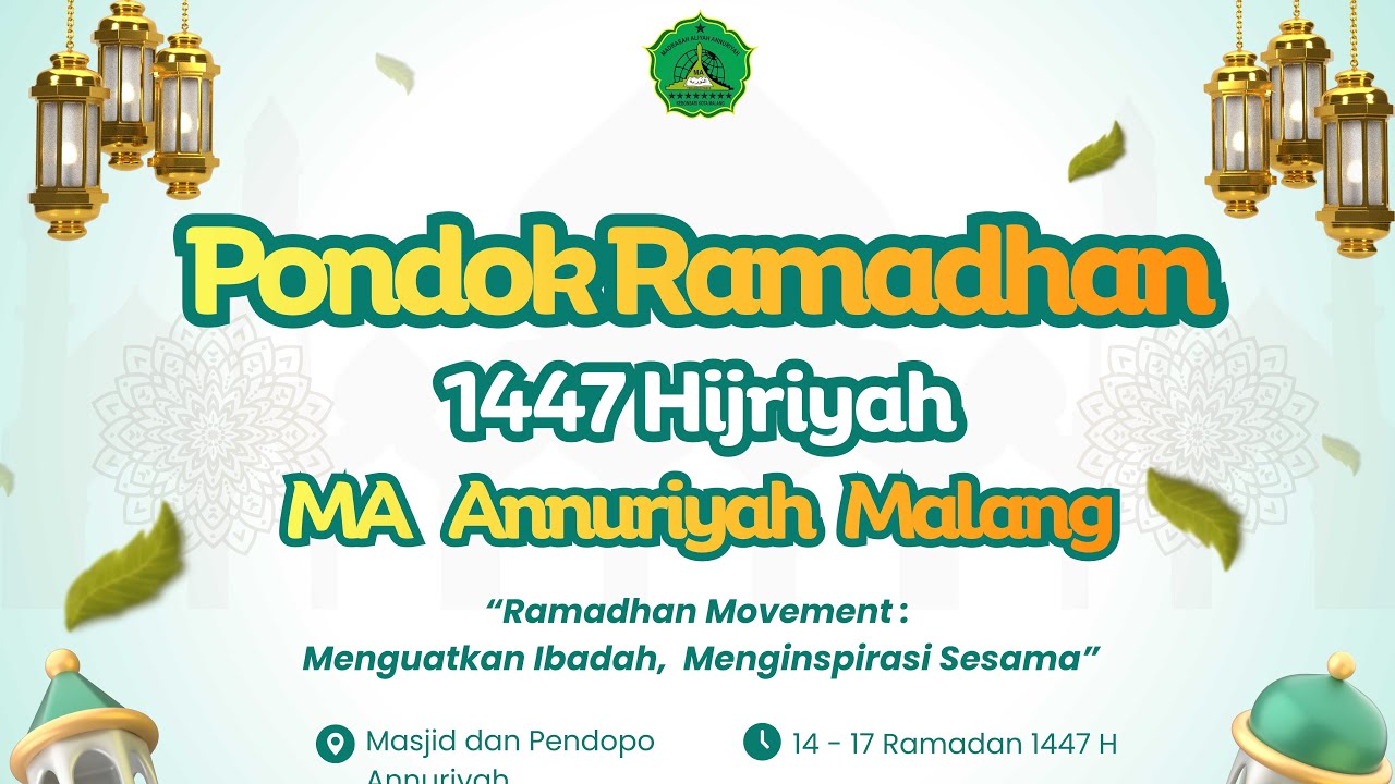 Live Buka Bersama Ramadhan 1447 H MA Annuriyah