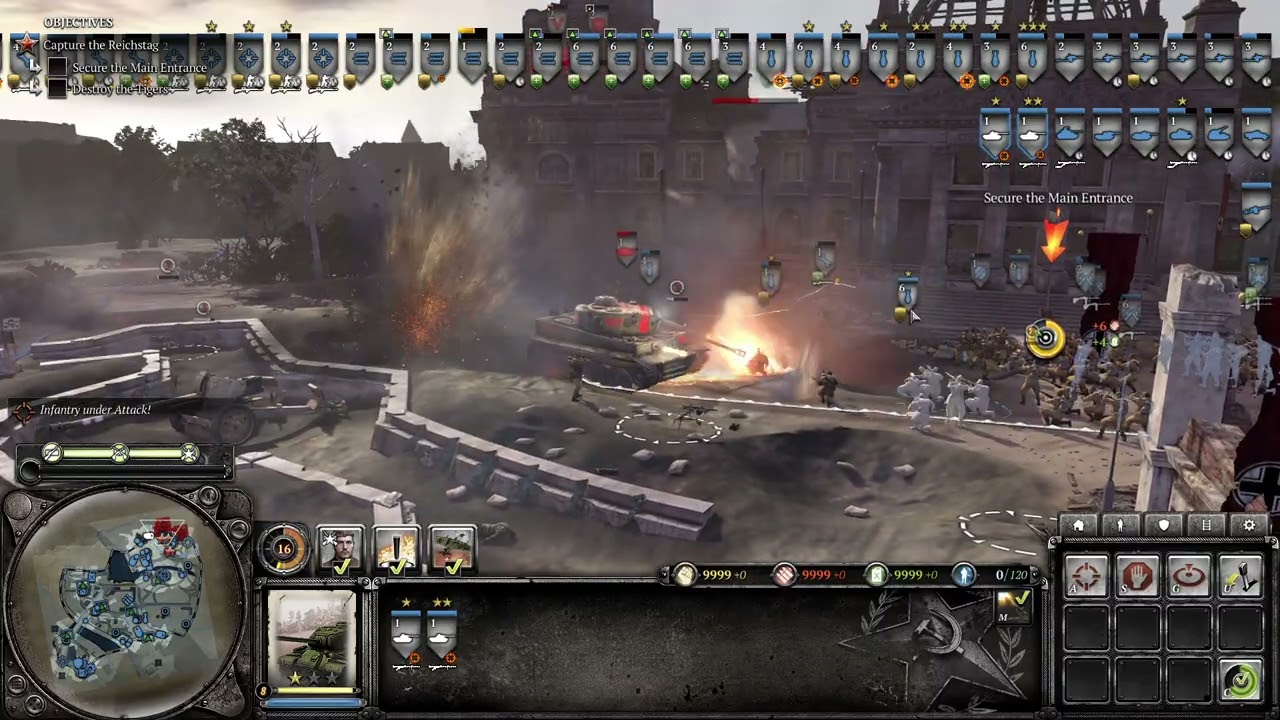 Red Army attack Berlin May 1945 - Company of Heroes 2