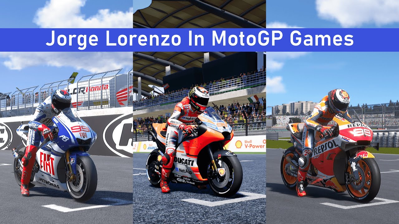 MotoGP | Jorge Lorenzo In MotoGP Games / Jorge Lorenzo'nun Bulunduğu MotoGP Oyunları ( 2008 - 2019 )