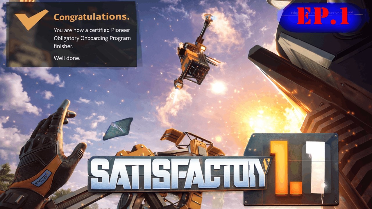 Starting From Nothing in Satisfactory (No Voiceover)