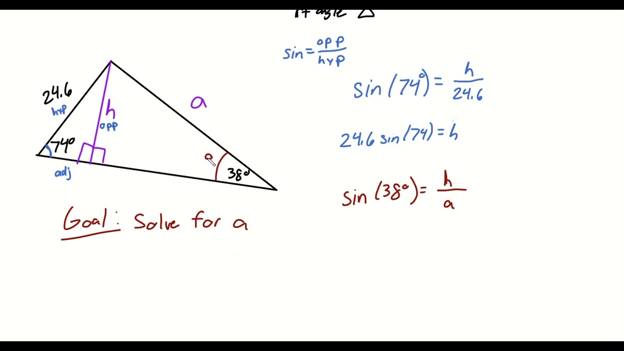 5th Hour Algebra (3/16/26) - Lesson 8.3.1 Law of Sines