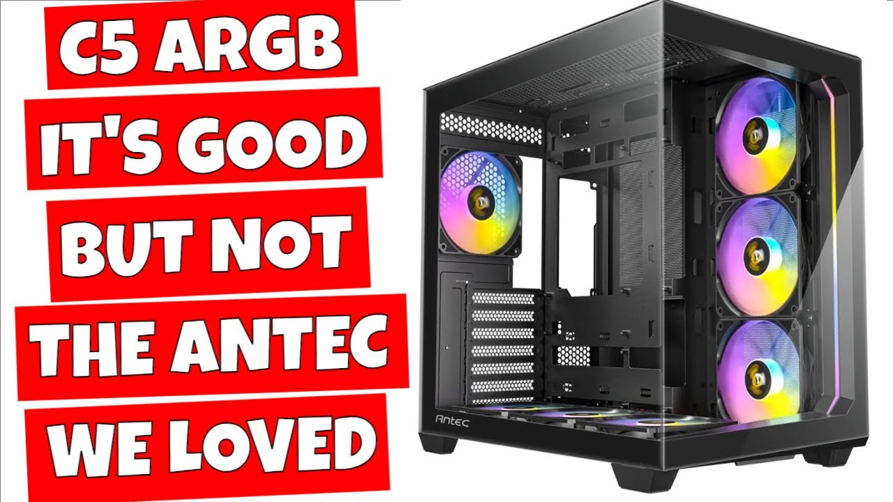 Antec C5 DUAL Chamber FISHTANK Case Comes With 7 ARGB Fans & A HUB