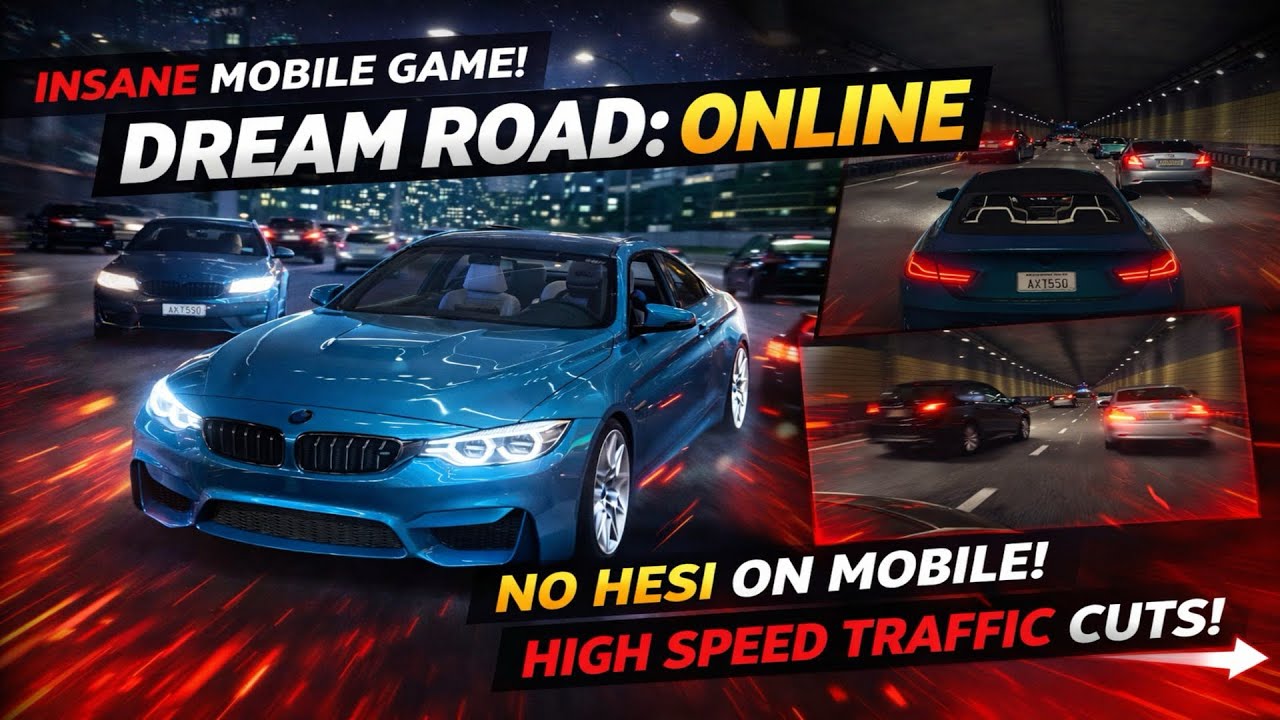 NO HESI on MOBILE?! 😱 Insane BMW Night Drive | Dream Road Online