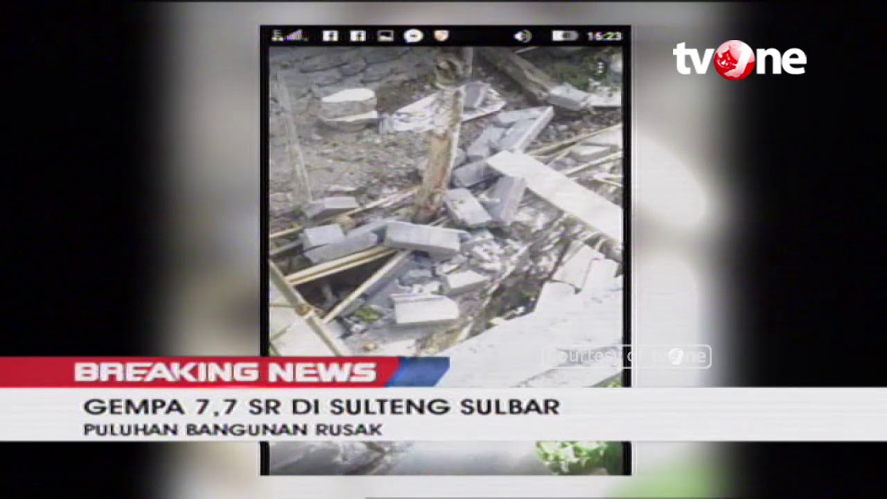 [BREAKING NEWS] Gempa 7,7 SR Mengguncang Donggala, Sulteng, Puluhan Bangunan Rusak