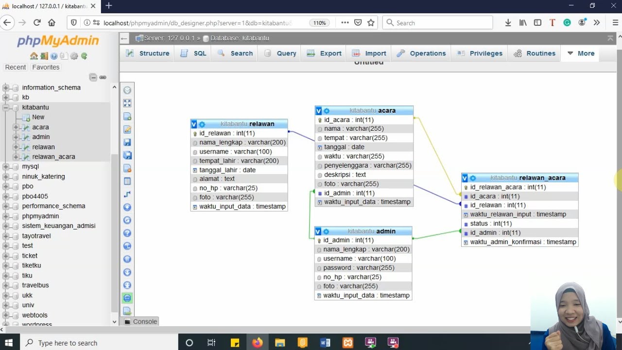 Membuat Database dan Relasi One to Many di Phpmyadmin