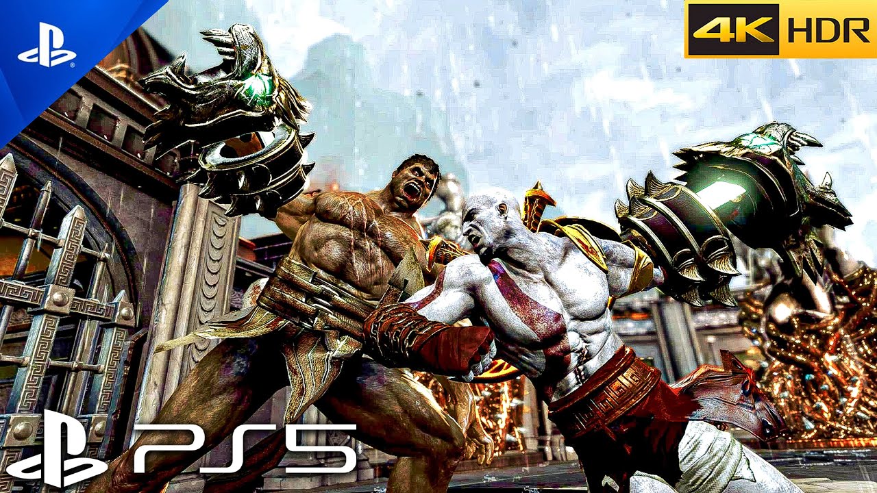 (PS5) GOD OF WAR 3 REMASTERED - Kratos vs Hercules | ULTRA High Graphics Gameplay [4K 60FPS HDR]