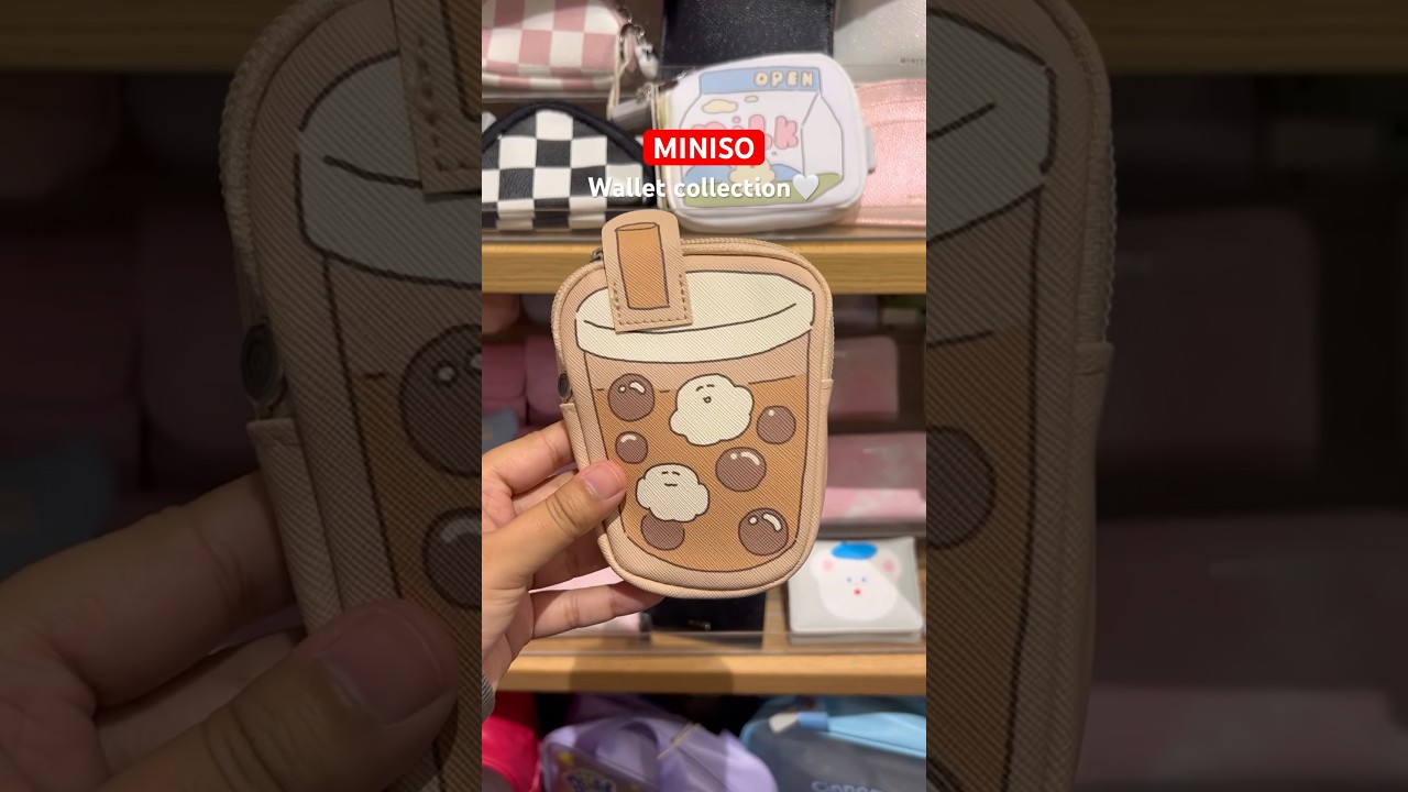 Cutest wallets🤍 #wallet #budgetfriendly #miniso #haul #walletreview #aesthetic #cute #trending
