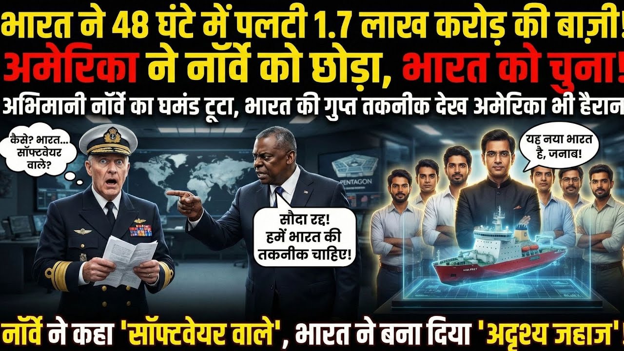 भारत की एक तकनीक से कांपा यूरोप! अमेरिका ने फाड़ा 1.7 लाख करोड़ का सौदा, भारत को किया सलाम। #वायरल